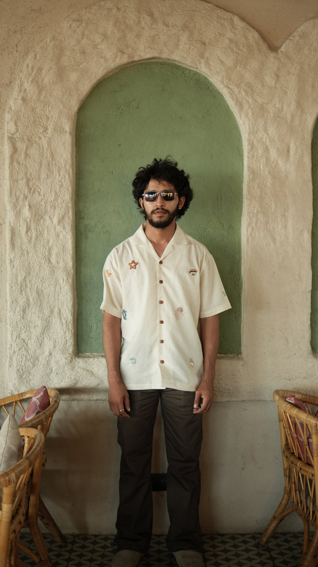 Voyage Hand Embroidered Shirt