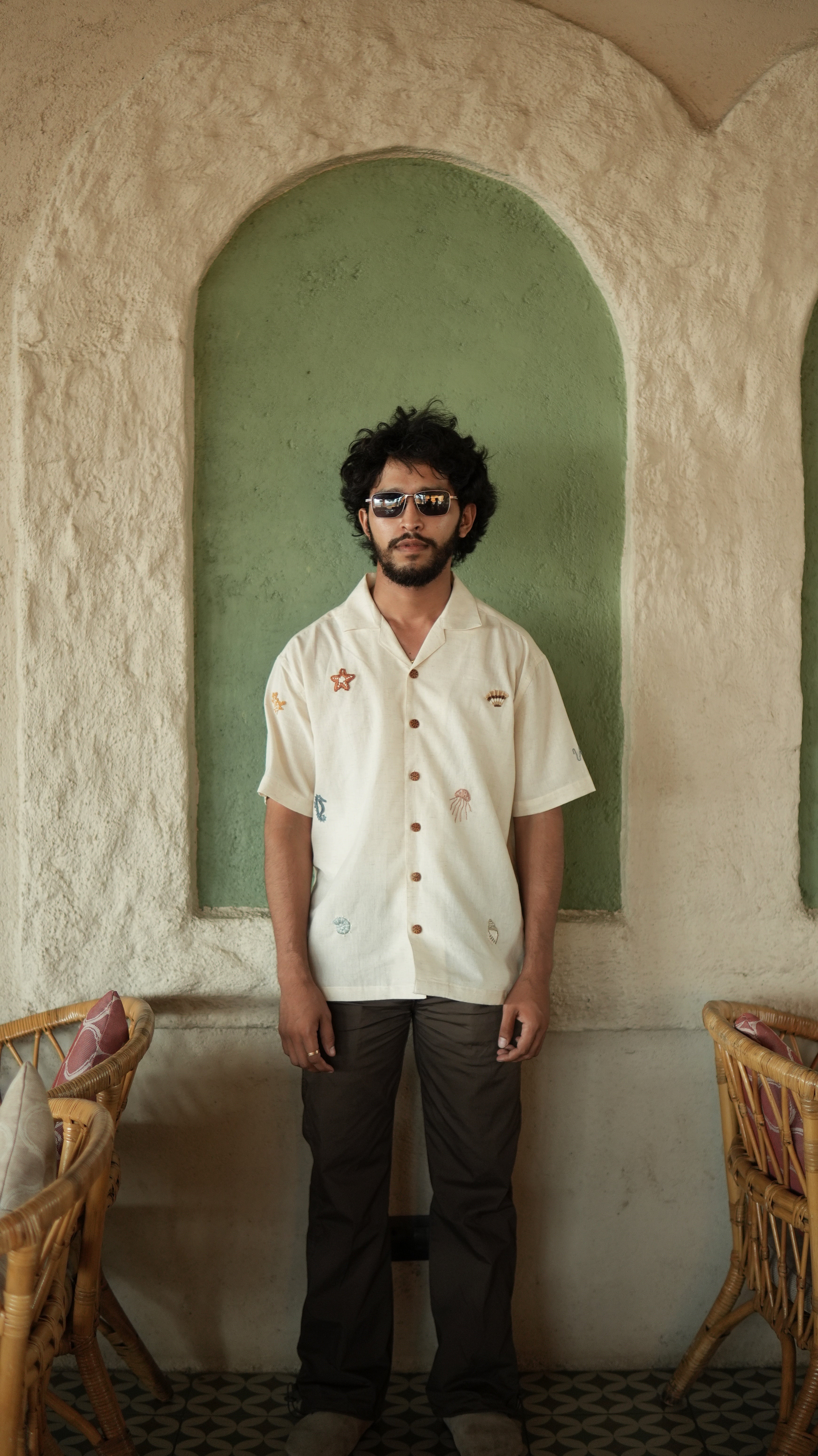 Voyage Hand Embroidered Shirt