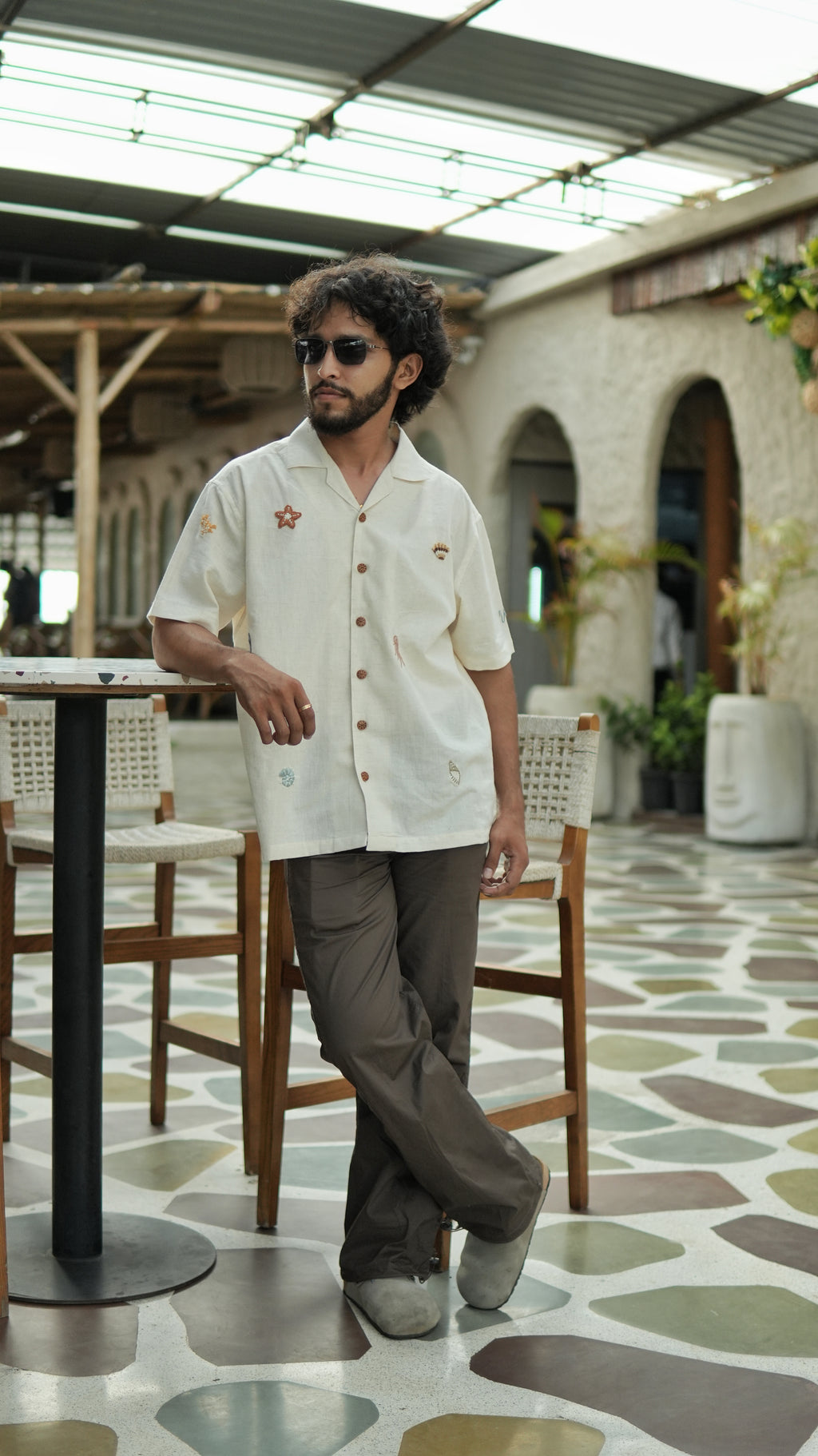 Voyage Hand Embroidered Shirt