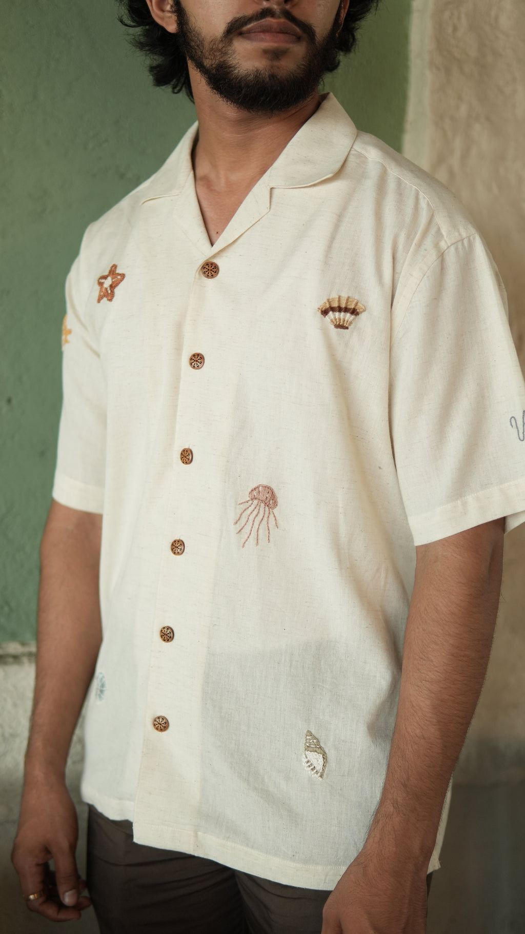 Voyage Hand Embroidered Shirt