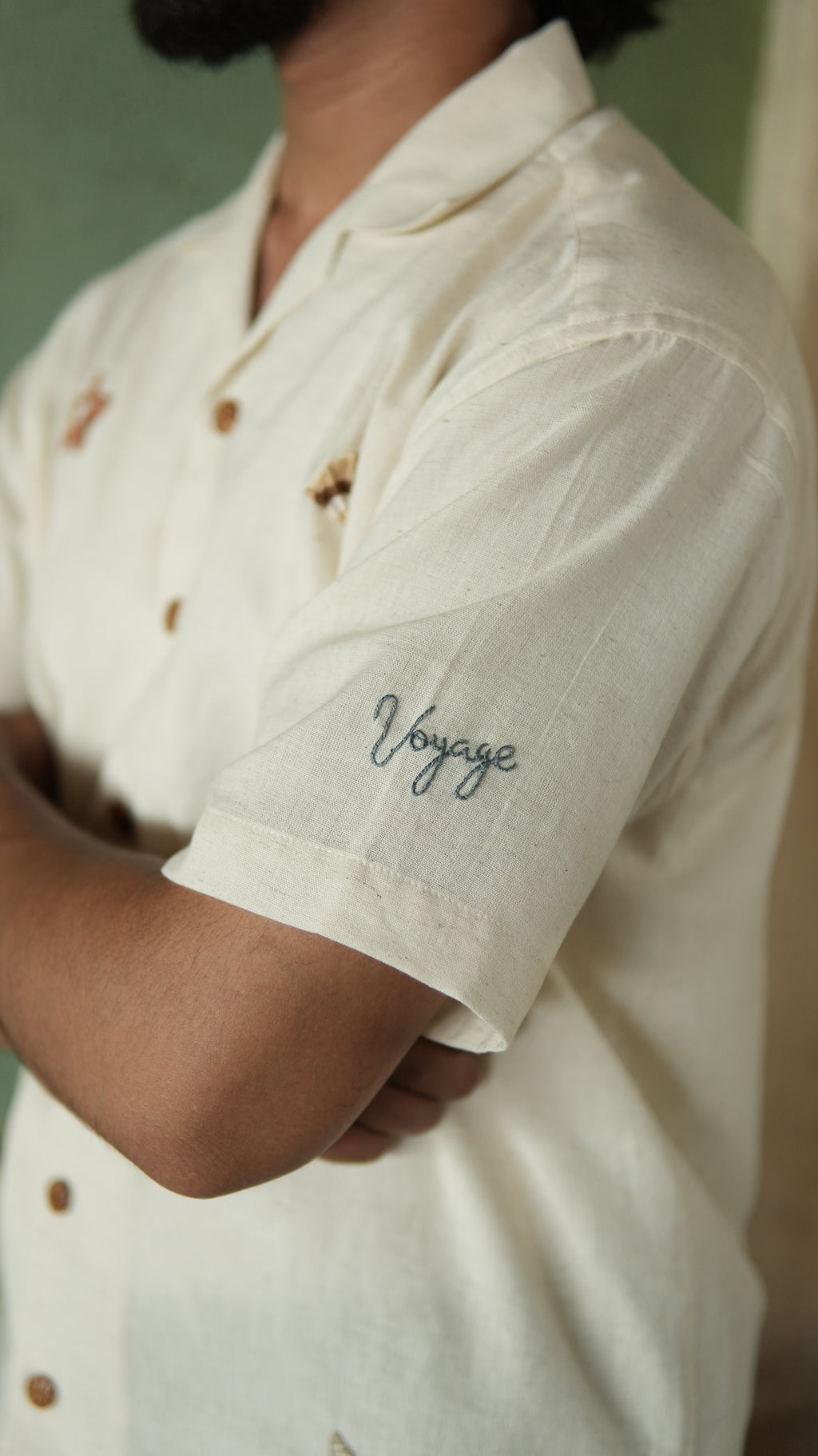 Voyage Hand Embroidered Shirt