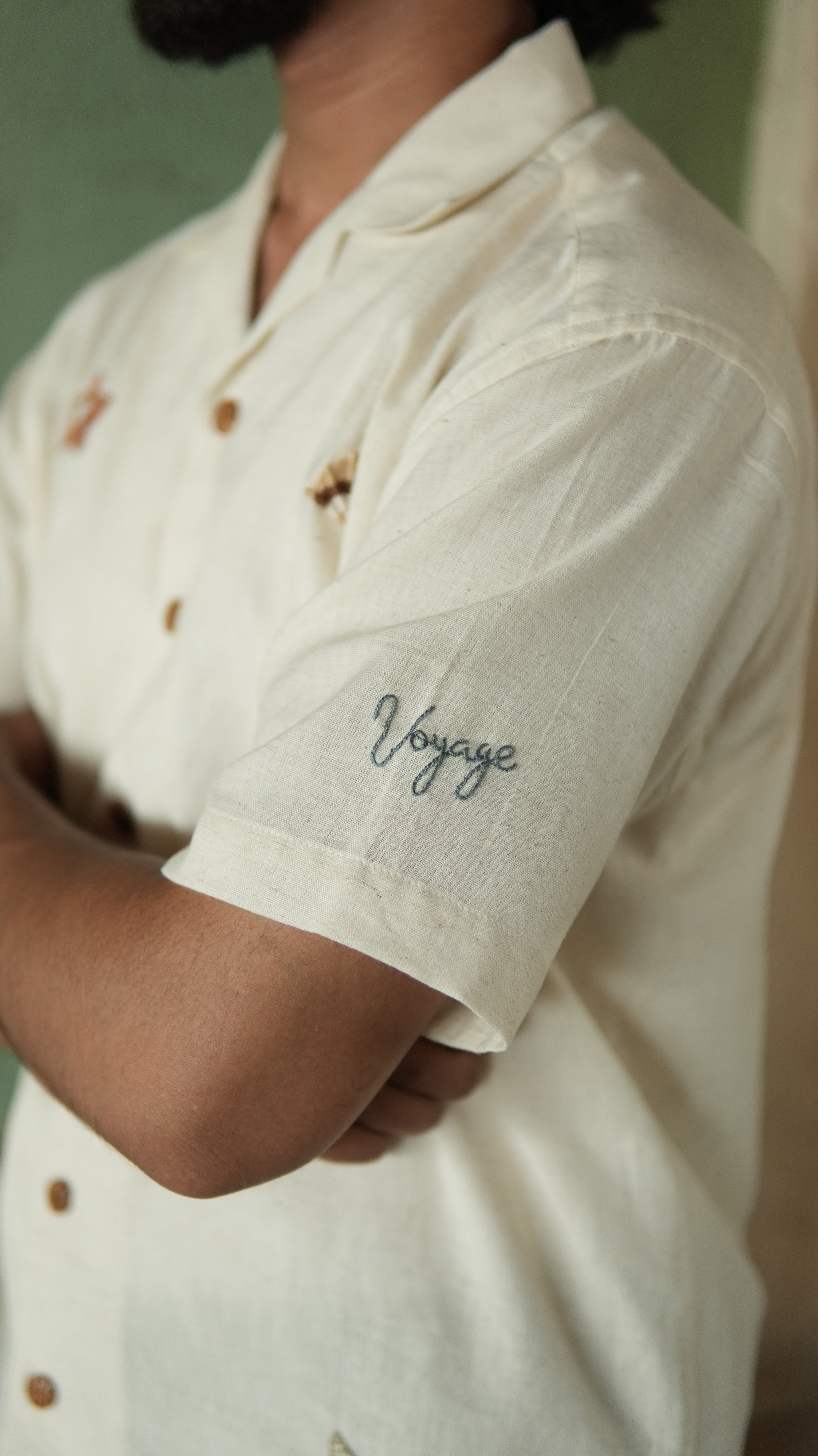 Voyage Hand Embroidered Shirt