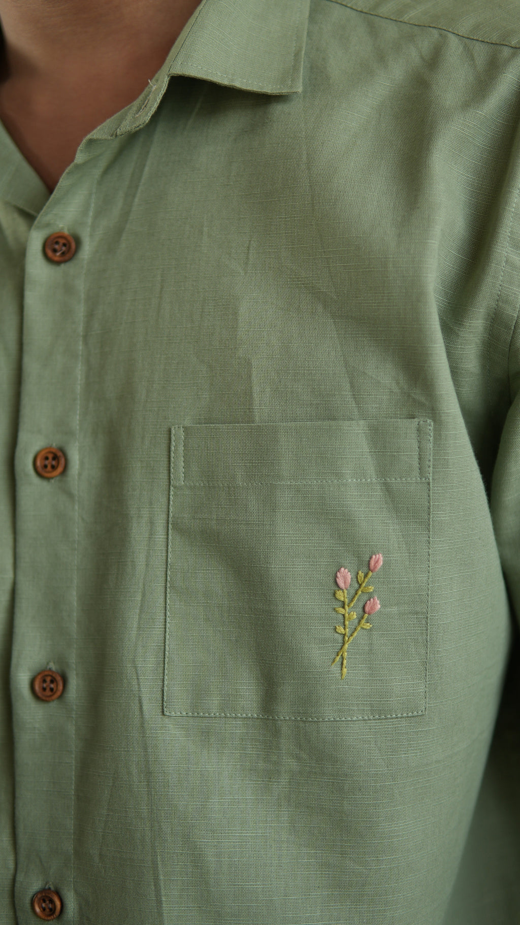 Your Bloom Hand Embroidered Shirt