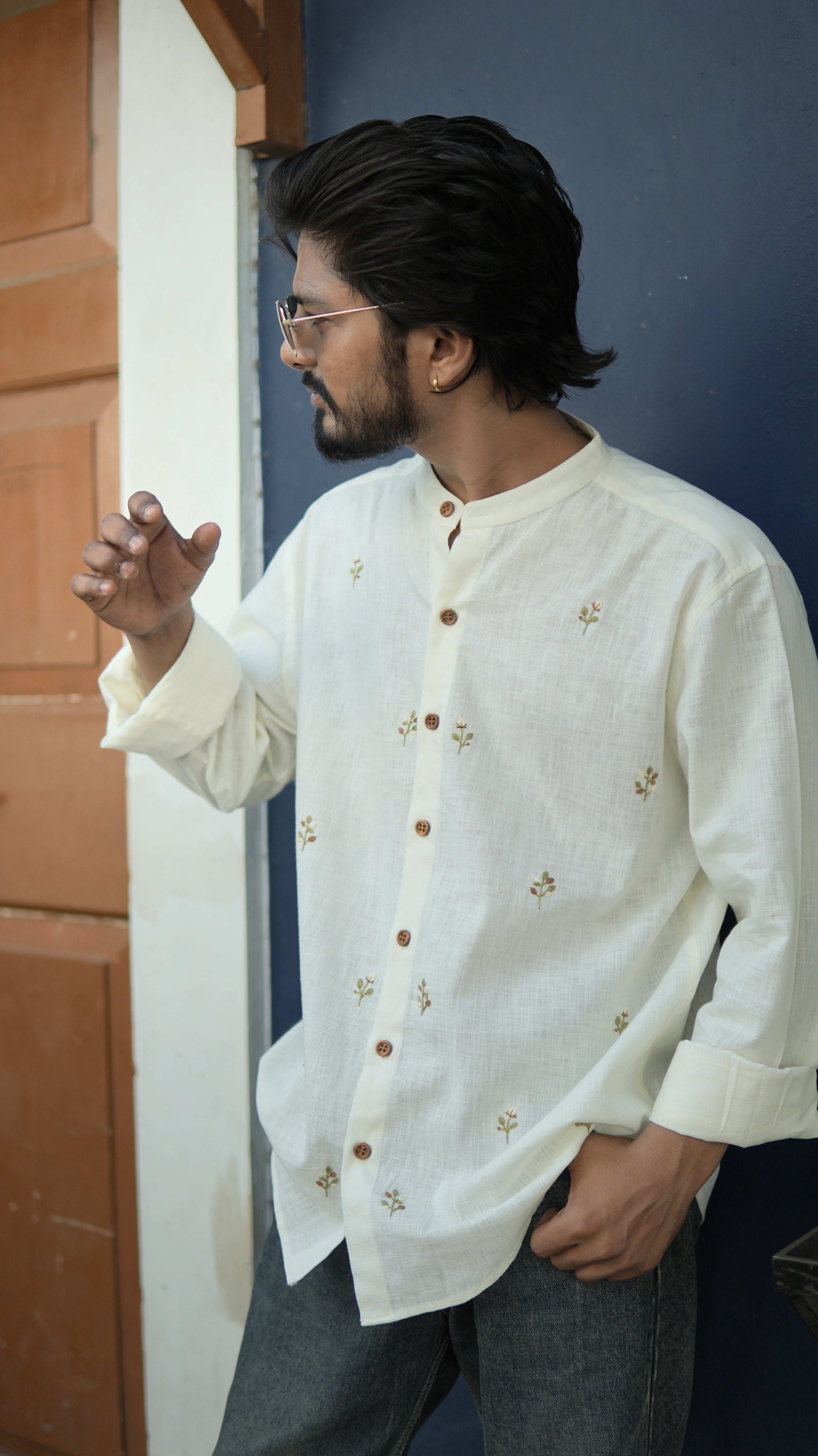 Grove Hand Embroidered Shirt