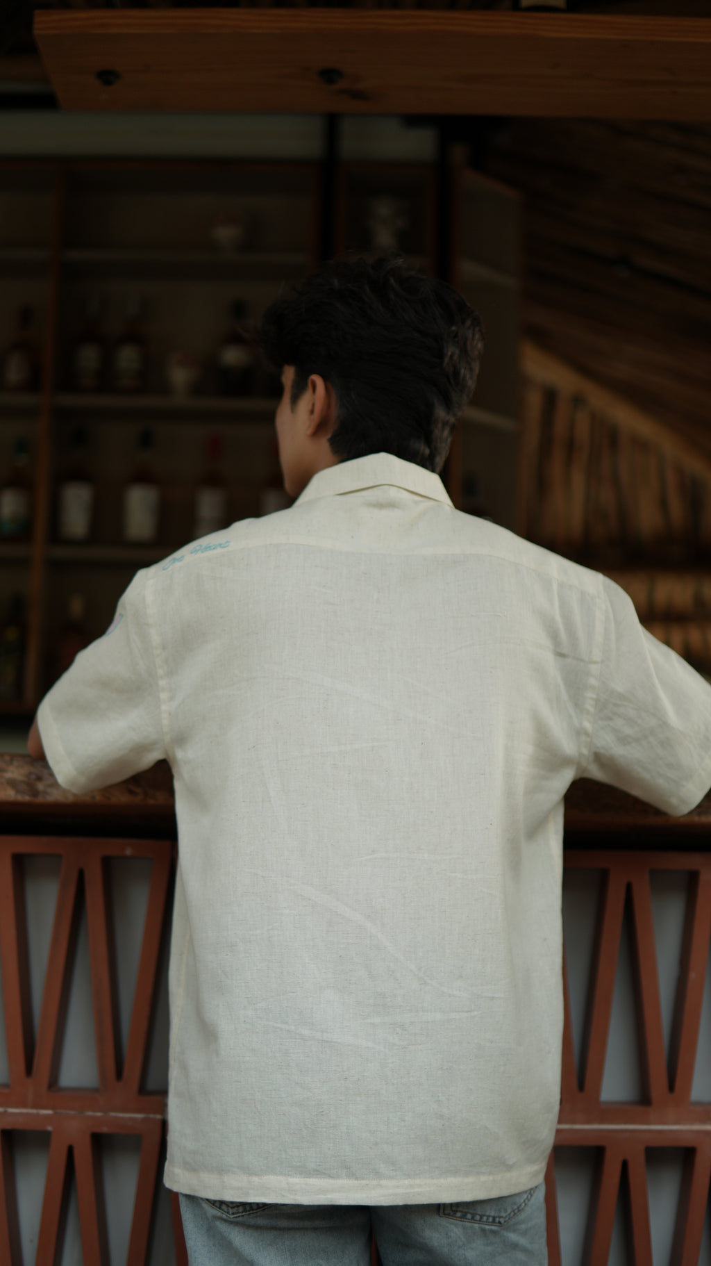 One Heart Hand Embroidered Shirt