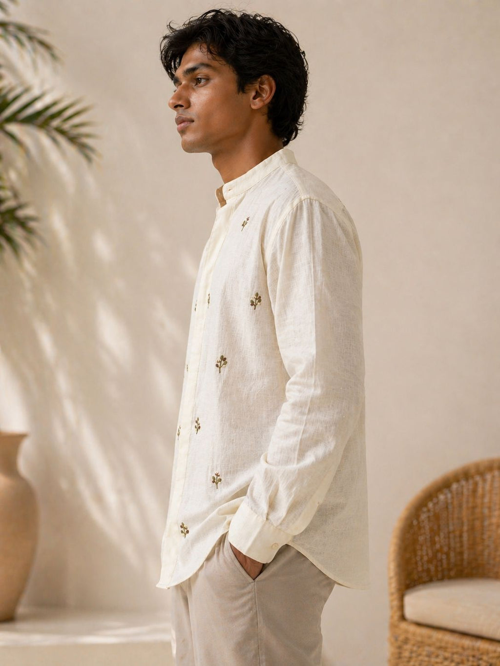 Grove Hand Embroidered Shirt